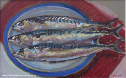 three Fish by Tim Hall Cornwall